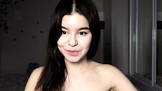 Close up teen foot worship