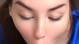 Horny Stepsister Loves Sucking My Cock! Blowjob and Cum in Mouth