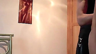 Master Spanking Slave’s Ass and Pussy