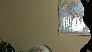 Tanned amateur teen brunette with pale