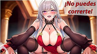 She Removes The Cage... But Won't Let You Escape! Spanish JOI Hentai