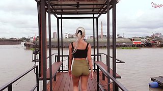 Emo teen on solo webcam masturbation