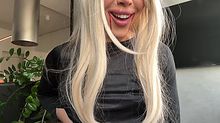 Stepsister Flashes Pussy at Halloween Party