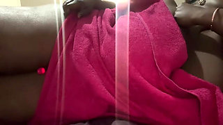 Busty BBW Teasing and Moaning in Bed