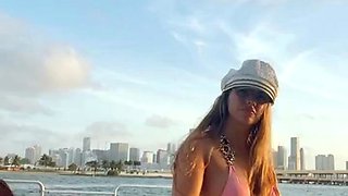 Blonde Natasha Marley with big boob