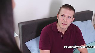Stepson's big cock instead of sex toys or oversexed step mommy Sheena Ryder