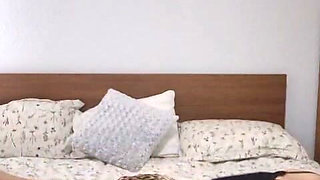 MILF Dildo Masturbation and Orgasm in Leopard Lingerie