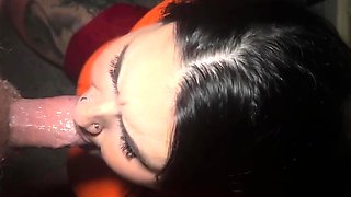 Tit fucked busty brunette blowjob babe sexy pov action