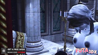 Futa3DX featuring women's cartoon clip