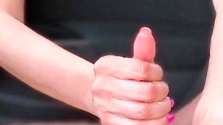 A Girl Caught Me Jerking off in the Car and Help Me Cum 4K. Ep 22202