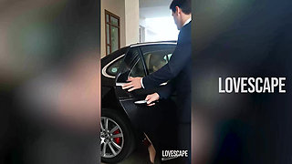 Innocent Date with Blonde Ends in Leash & Crawling Humiliation