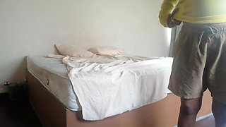 Part3 Desi Woman Vacation on Island Motel Tricks Seduce the Room Service Hotel Employee and He Was Rough Young Fucker
