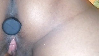 Dildo in ass and pussy sri Lankan Home made Closeup Desi aunty