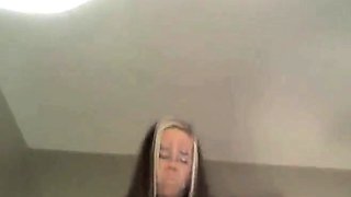 Blonde Babe Rides Dildo to Orgasm on Cam