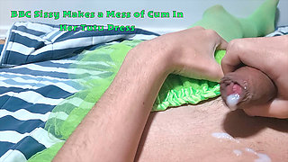 BBC Sissy Makes a Mess of Cum In Her Tutu Dress