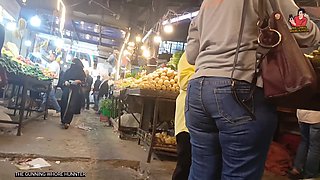 CANDID BIG ASS ARAB WOMEN IN JEANS