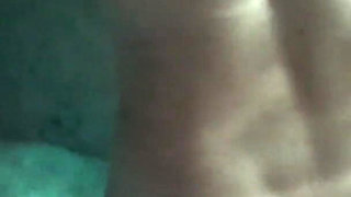 Dogging White Girl in the Pool POV