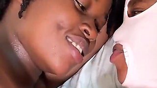 Thick African Ebony Lesbians Behind the Scene