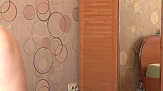 A Mature Wife in White Panties Fingering Her Hairy Pussy. Amateur Camera in the Bedroom. Big Ass off-screen.