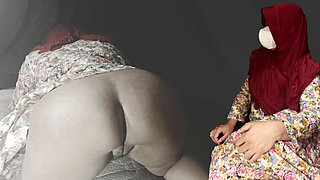 Hijab-wearing Muslim