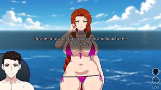 Vulgar Reverie: Cuckold Awaits for His Wife to Come Back While She Is Having Sex with Another Man on the Beach - Episode 15