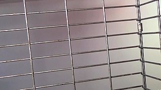 Awesome Big Boobs Blonde Masturbates In The Shower