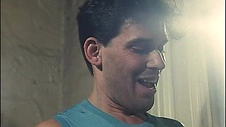 90's College: 3 Way Sex in Gym Locker Room