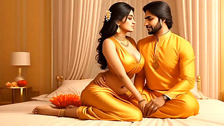 When there was no one at home, a Muslim girl did full romance