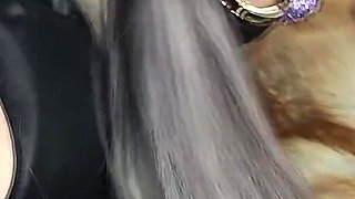 Extremely Long Stiletto Nails and Leather Boots Worship