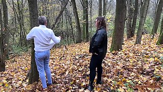 Mistress April - Dominatrix Forrest Beating