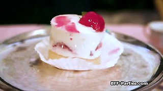 Foursome in the Wonderland with beautiful vaginas