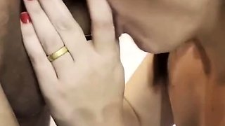 Amateur chick with a fat ass is punished with rough anal