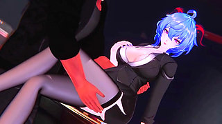 Genshin Impact - Ganyu Late Night Office Pleasure - 3D Hentai Animations