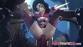 Overwatch Mercy With Gorgeous Body Collection Of 3d Fuc