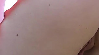 Pussy & Ass Flashing Hanging up Washing