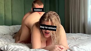 Passionate Homemade Fuck with Big Natural Tits in Face - Boobs World 4K