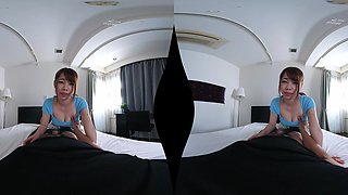 Nipponese lustful hussy VR incredible sex