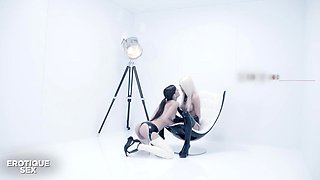 Sensual Lesbians Lena Love and Candice Luca Enjoy a Hot Sex Session - Erotique Sex