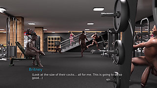 Cheating Slutty Blonde Wife Gangbanged by a Lots of Big Black Cocks