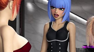 The Anal Domination of a Dickgirl in a Cyberpunk Underworld