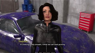 Granny House 129: Dining Table Fuck with Paveena and Priya in 3D Hentai Animation