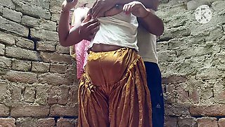 Village virgin girl in a full hardcore adventure