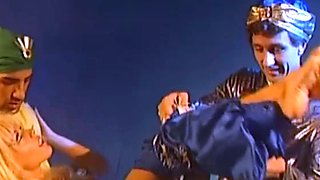Blonde angel gets DP by two arabian guys