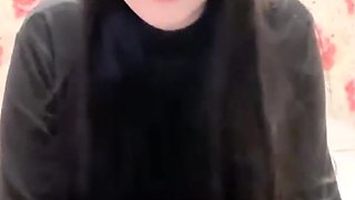 Cute Asian Chubby Teen Wild Dildo Masturbation