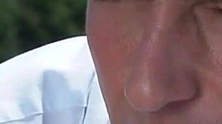 Sexy Tia Carrera puts her big tits at the disposal to please Nick Lang and Omar Galanti in a passionate threesome