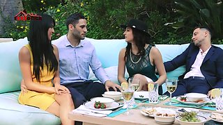 Leah Gotti & Sophia Leone In 'Swingers Getaway' - Sophia Sterling - Group sex