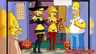 Trick or Treat with Simpsons Hentai Sex!