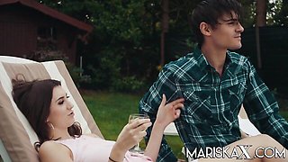 Romantic Lina Luxa at blowjob porn