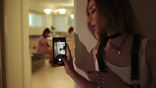 Perv stepdaughter fucked by TS stepmom