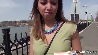German Skinny Teen Frida Sante Takes Big Cock Anal Pounding in Fake Model Casting